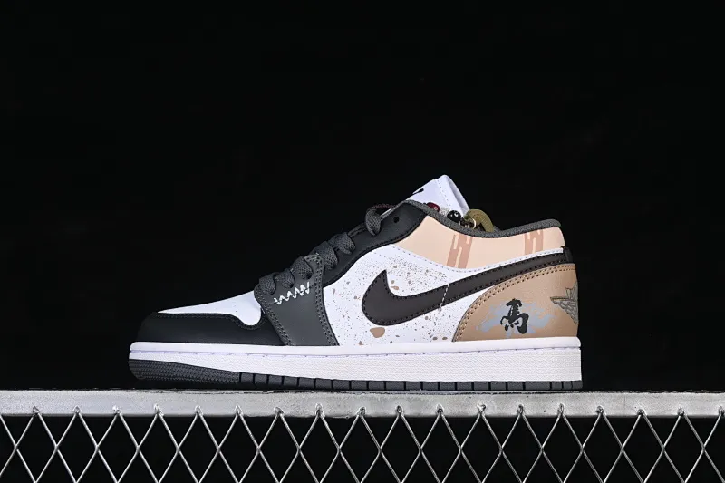 All categories Air Jordan Jordan series basketball shoes Air Jordan 1 Low Air Jordan 1 Low AJ1 Joe 1 Year of the Horse limited edition low-bang cultural casual sneakers 553558-152